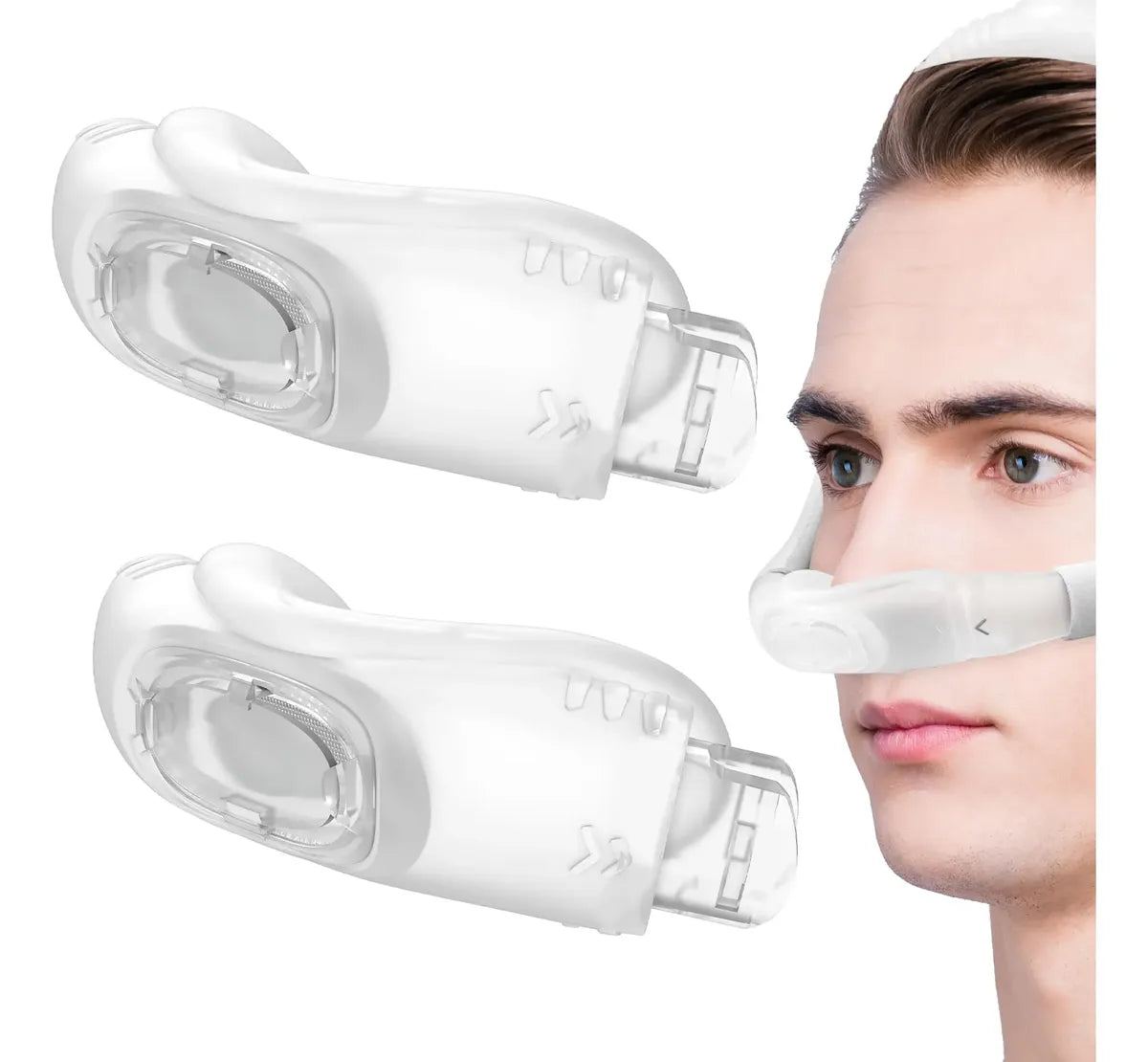 Paquete de 2 Cojines Nasales de Repuesto para CPAP AirFit N30i