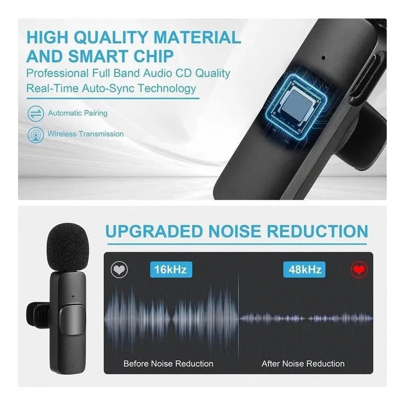 Micrófono Lavalier Inalámbrico Type-c Para Android