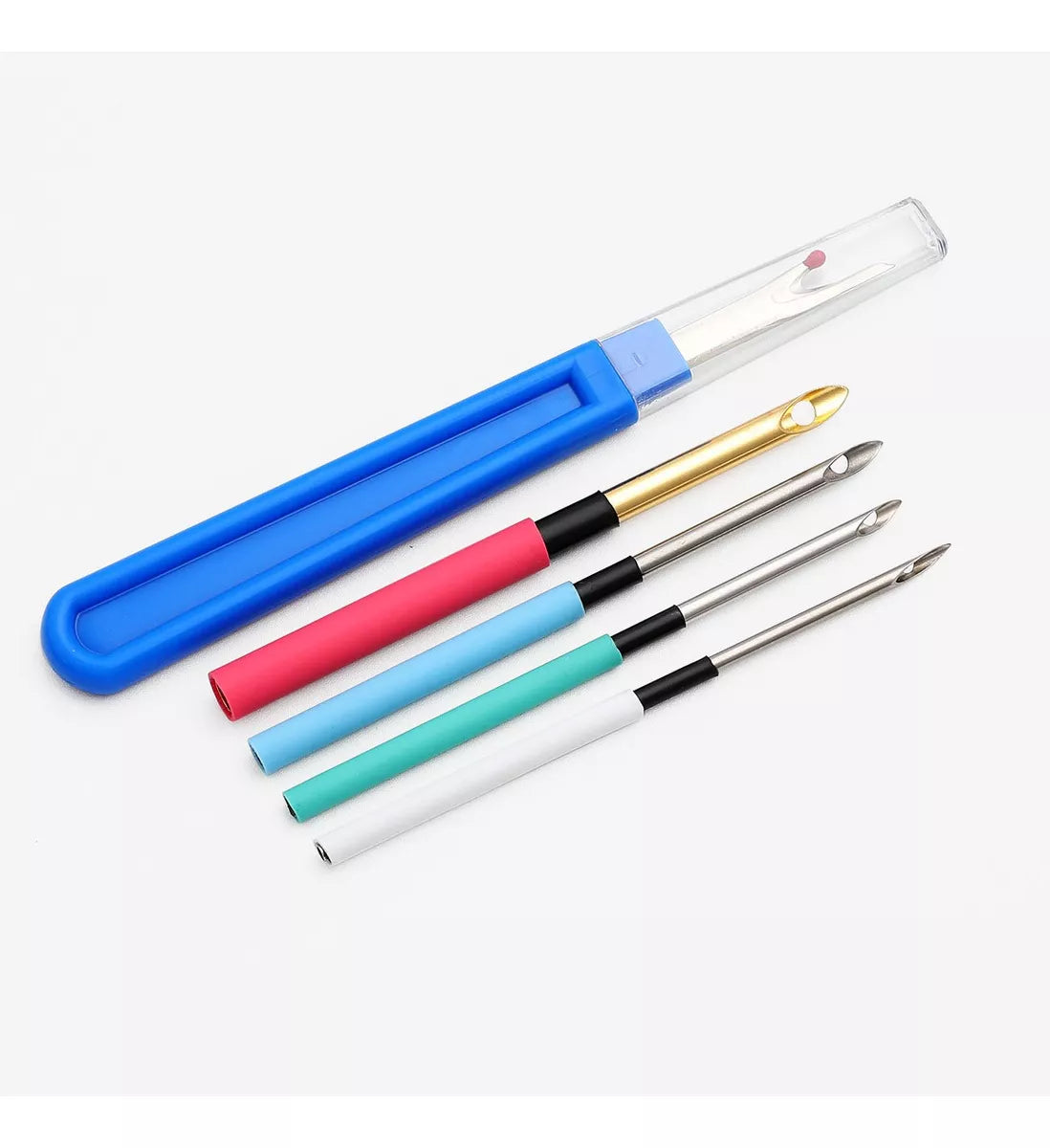 Set Agujas Magicas Bordado Crochet Kit Bordado Magico 16pzs