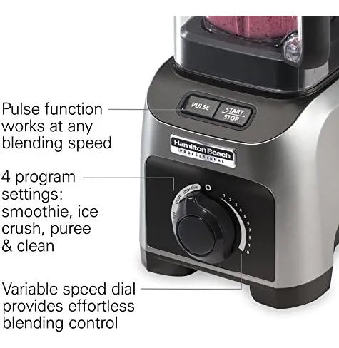 Licuadora Profesional Quiet Shield De Hamilton Beach 1500 W