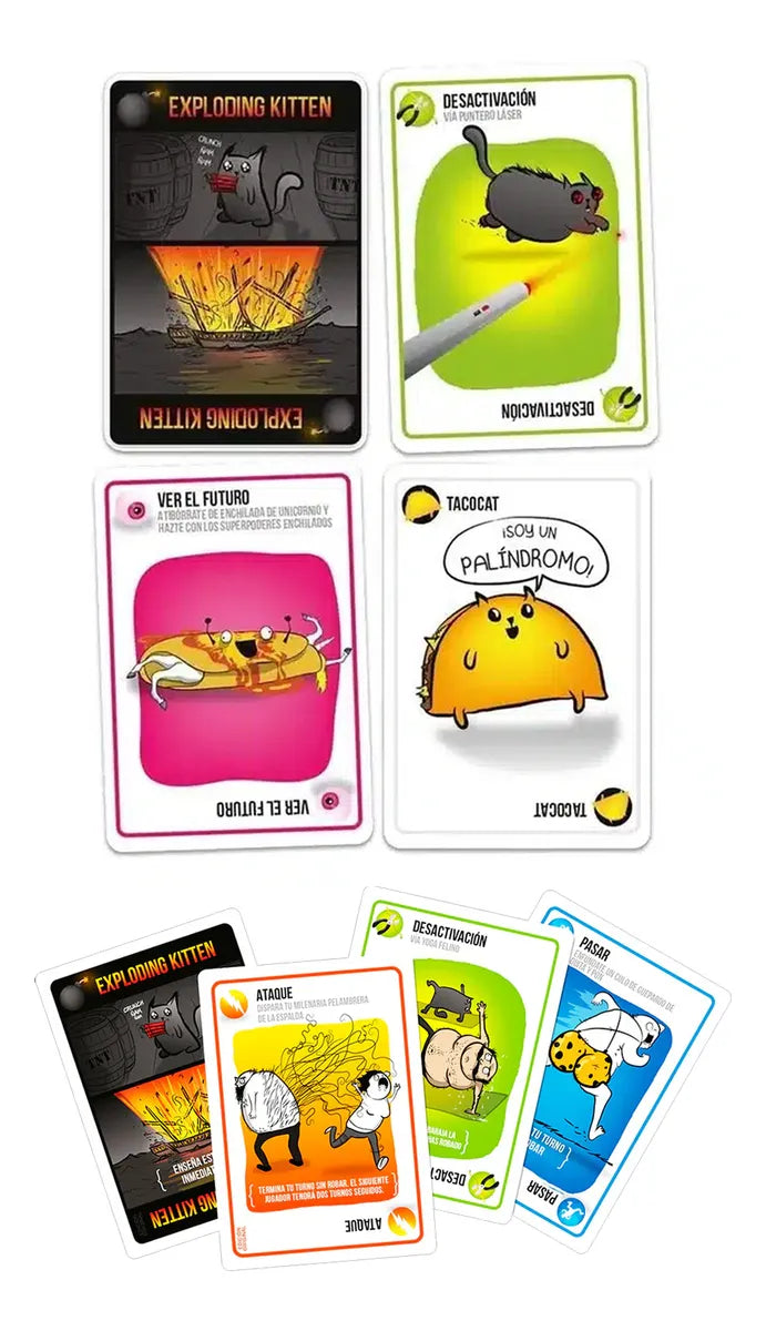 Exploding Kittens Juego Mesa Nueva Version Ingles