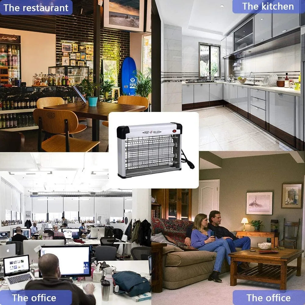 Mata Moscas Zancudos Mosquitos Trampa Electrica 30w