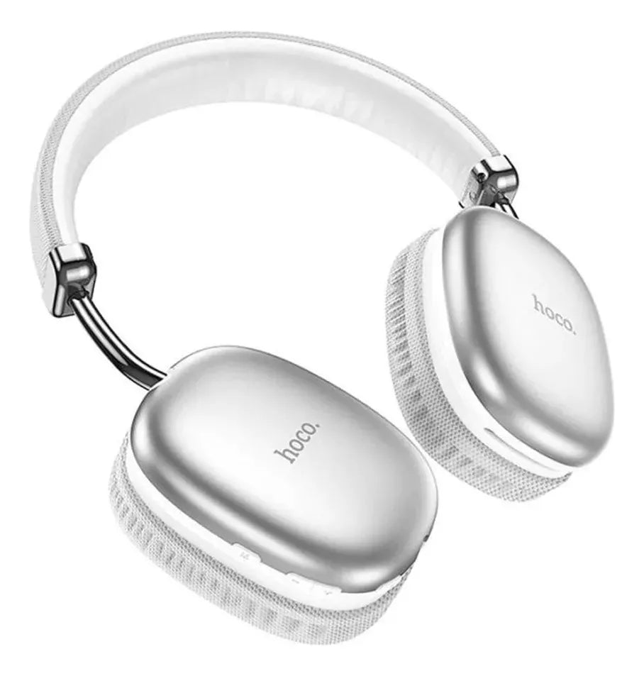 Audifonos Bluetooth Marca Hoco / Modelo W35 Max Over Ear - Plata - 90 Horas de Uso