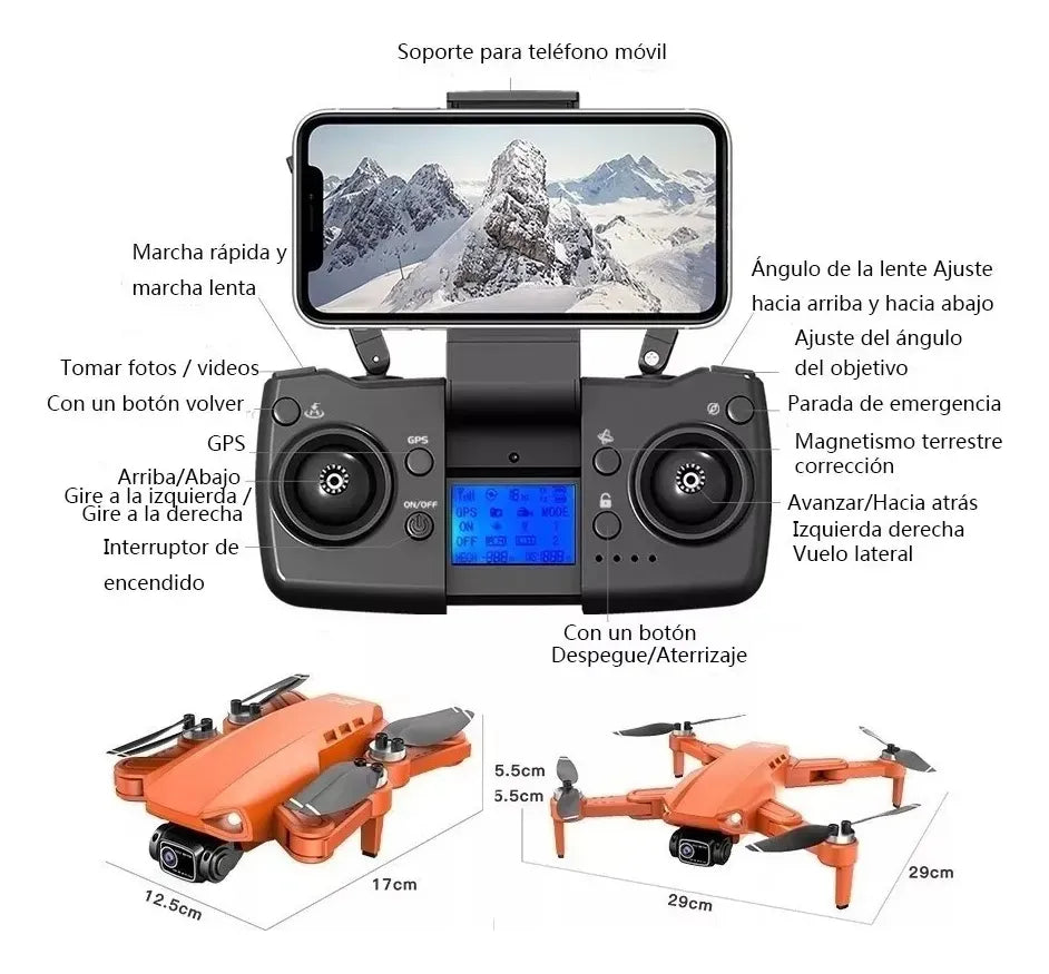 Mini Drone L900 Pro Con Dual Cámara 2.4ghz