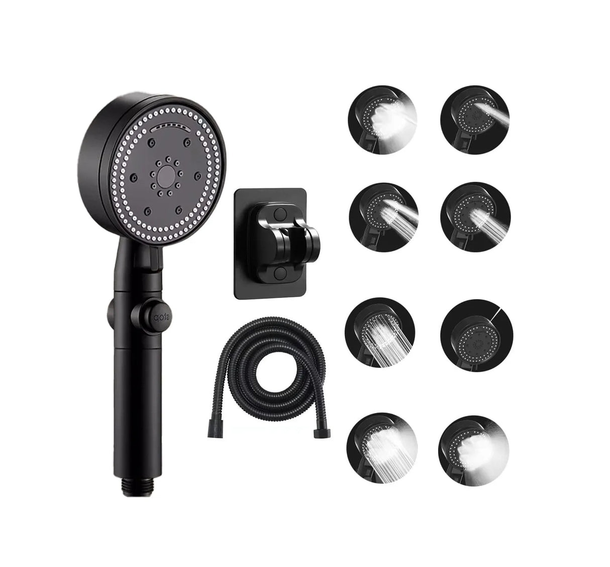 Kit de Ducha telefono y manguera con soporte