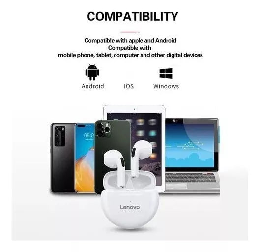 Audifonos Earbuds HT38 Lenovo Bluetooth