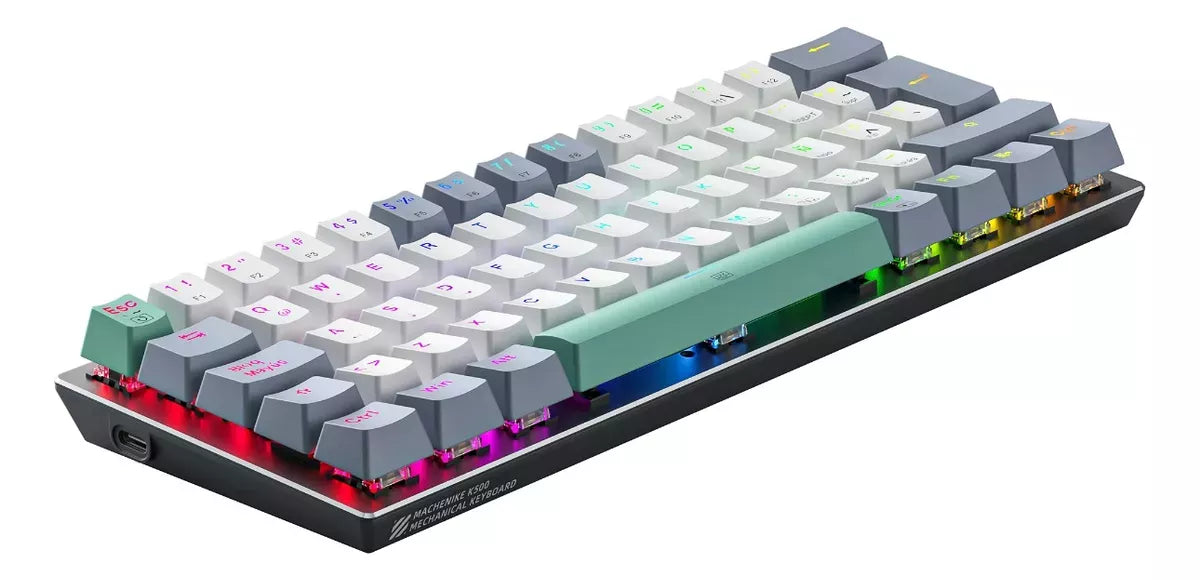 Teclado Mecánico Gamer Machenike K500 Spanish Rgb Pc