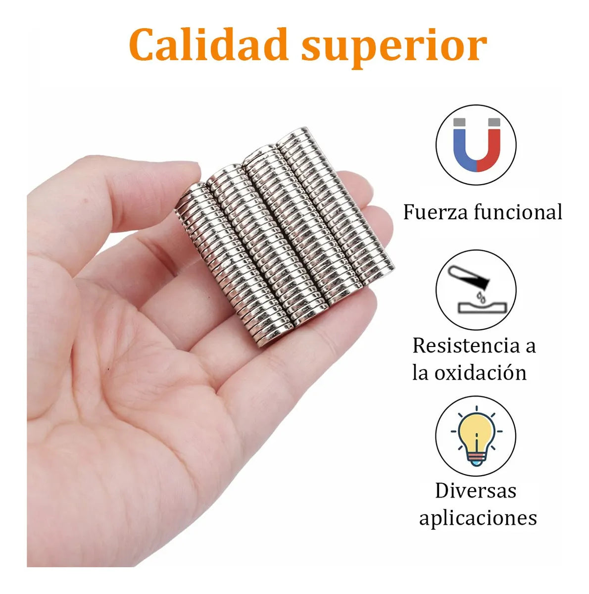 Iman Neodimio 100 Unidad 10 X 2 Mm Super Fuerte