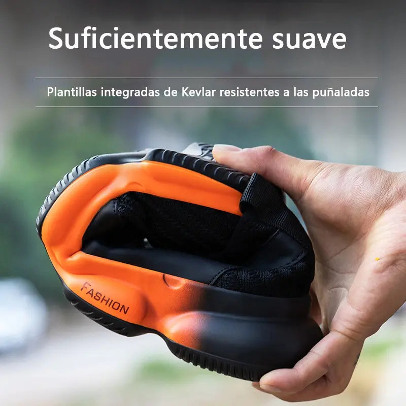 Zapatillas de Seguridad Industriales Air Cushion | Puntera de Acero | Antipinchazos |