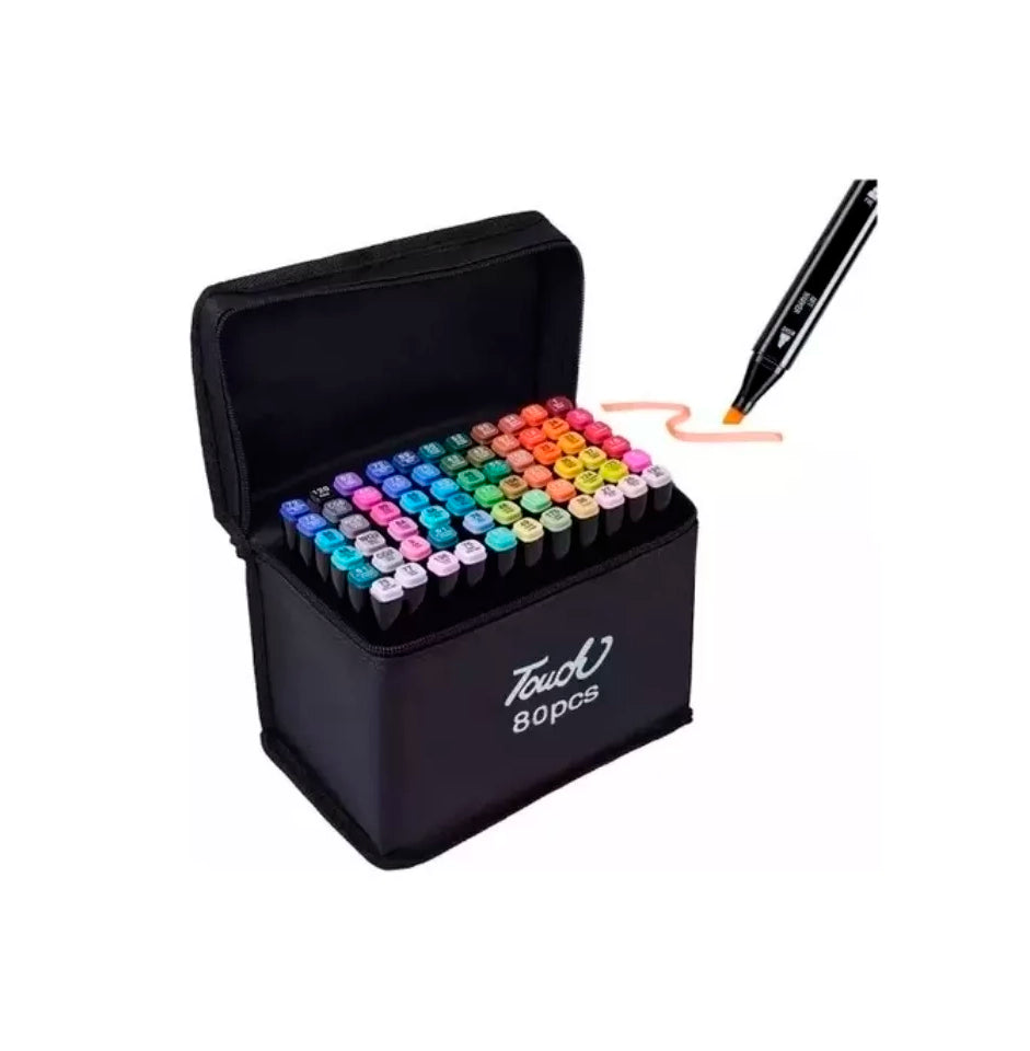 Kit 80 Lápices Marcadores Rotuladores Permanentes