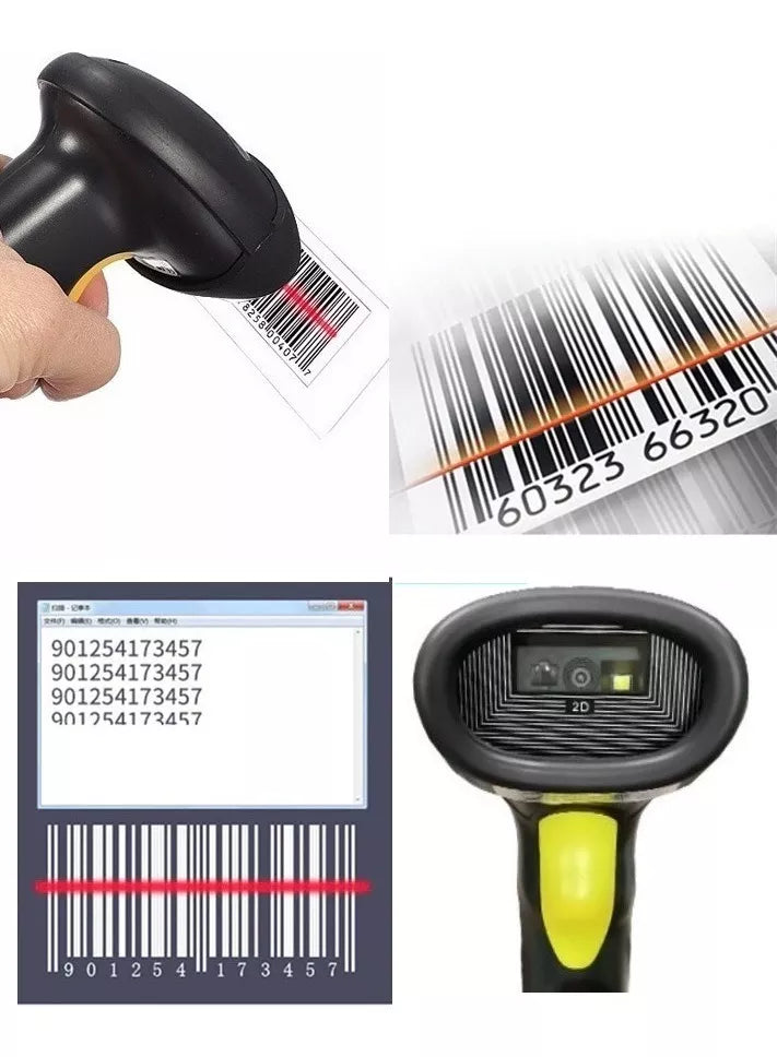 Lector Escaner De Código De Barras Inalámbrico