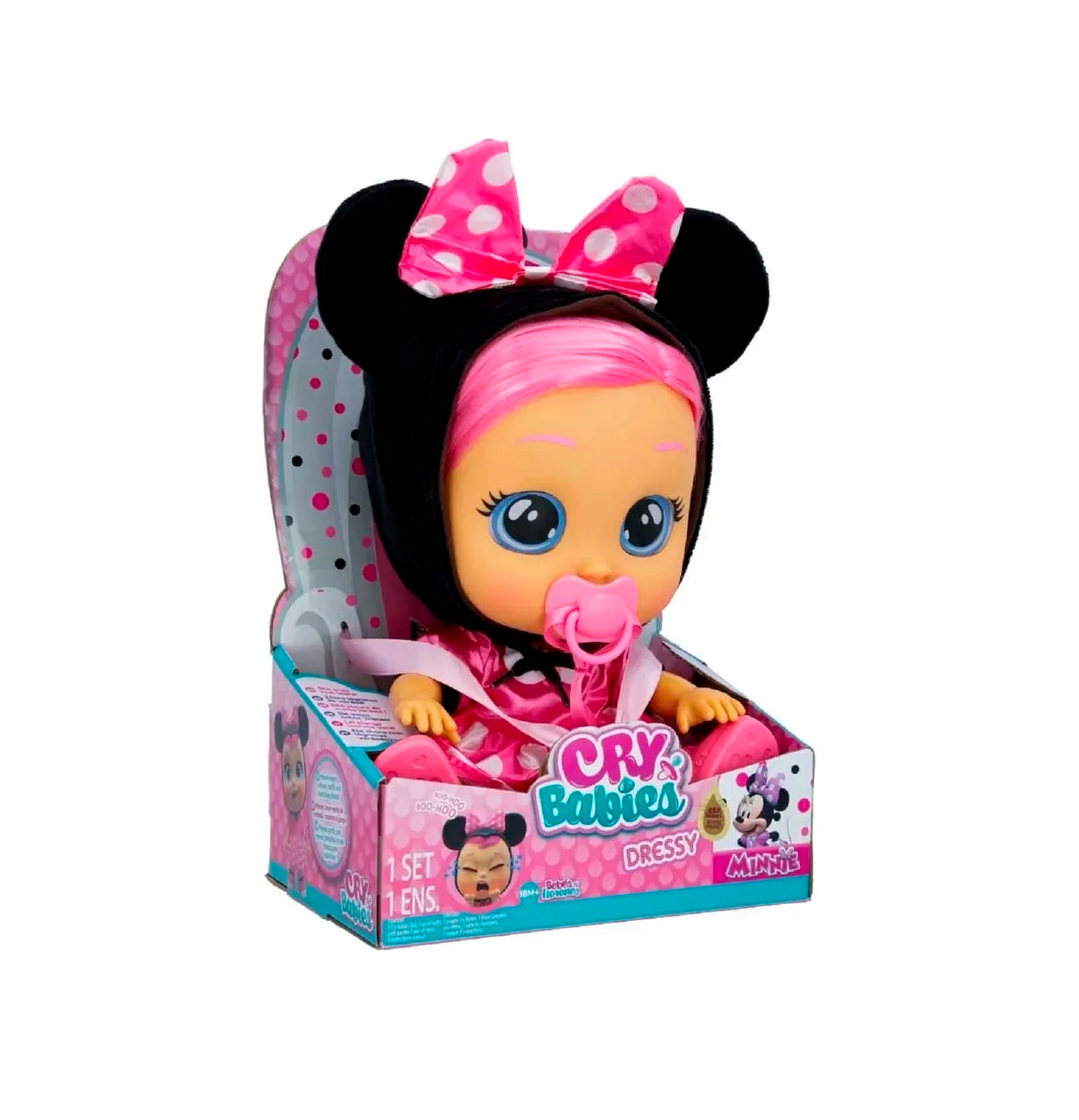 Bebé Llorón Cry Babies Minnie Dressy Imc Toys