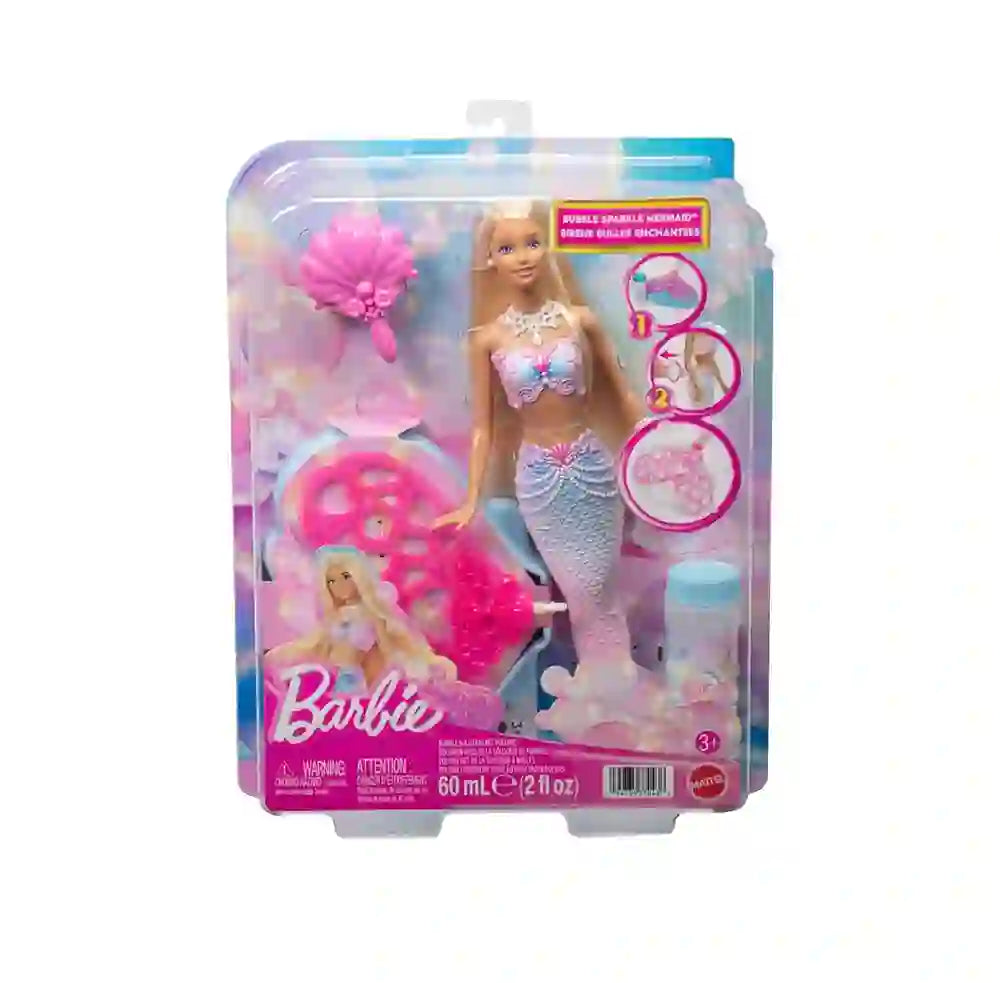 Barbie Sirena con Burbujas Mágicas – Bubble Sparkle Mermaid