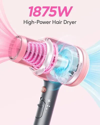 Xw Wavytalk Secador De Pelo Iónico Profesional Con Difusor 110V