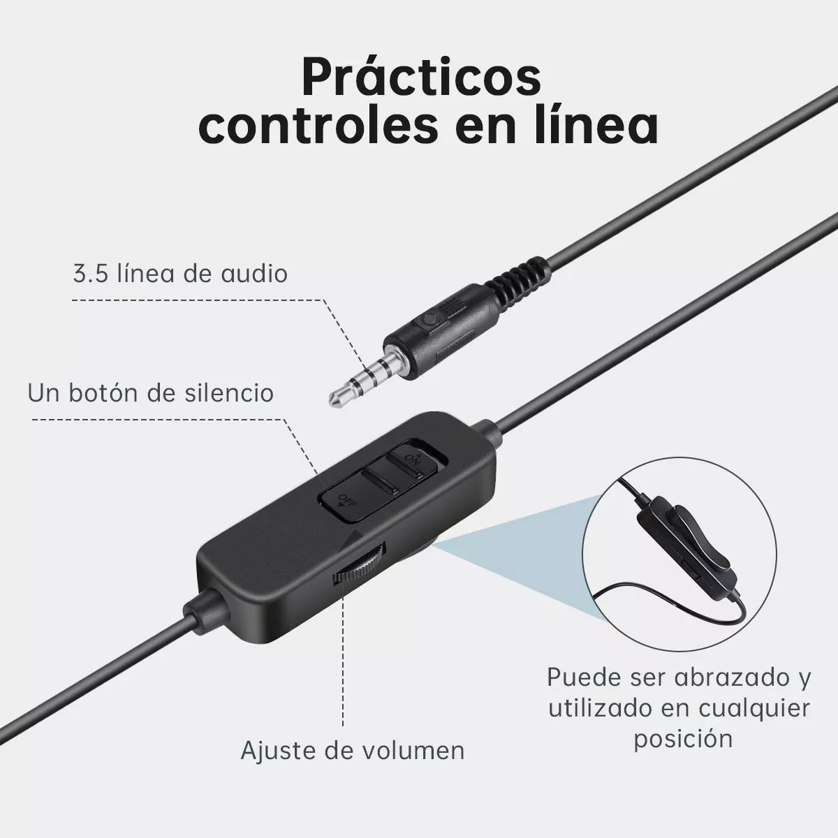 Tonejoy Audífonos Diadema Para Profesional Servicio Cliente