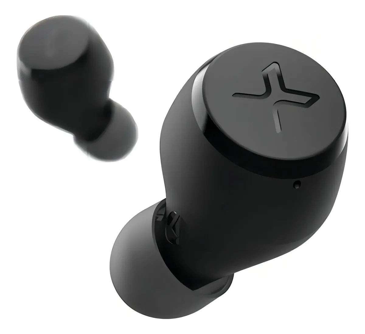 Auriculares in-ear gamer inalámbricos Edifier X3 negro con luz LED