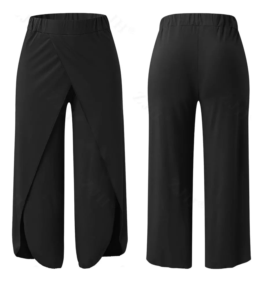 Pantalón Ancho De Pierna Para Mujer