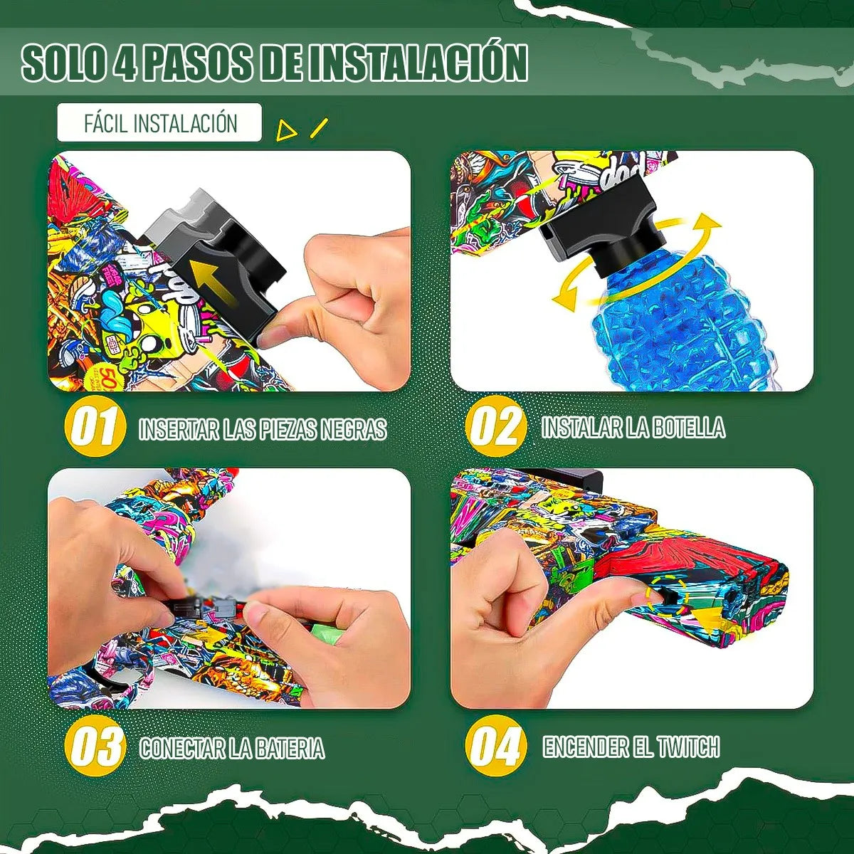 Pistolas De Hidrogel Pistolas De Juguetes Pistola Automatica