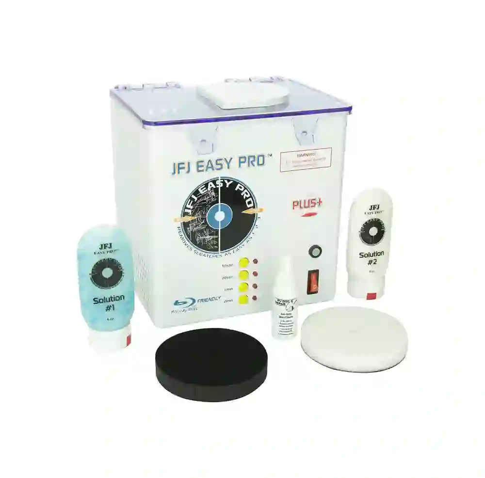 JFJ Easy Pro Máquina Reparadora de Discos CD, DVD y Blu-ray | 120V
