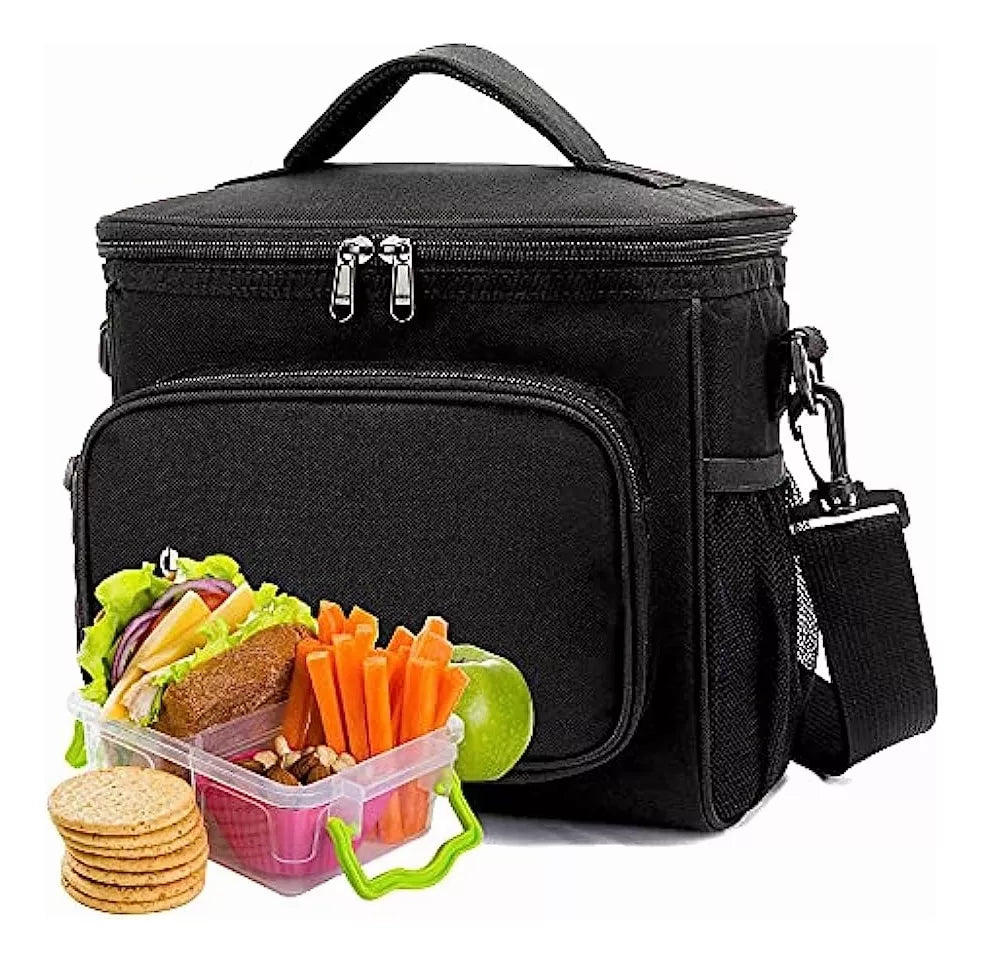 Bolso Lonchera Térmica Tela Oxford Multicolores Portátil