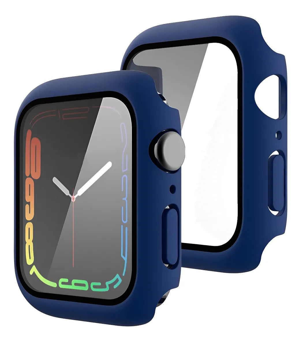 Carcasa Para Apple Watch Con Vidrio Templado Premium