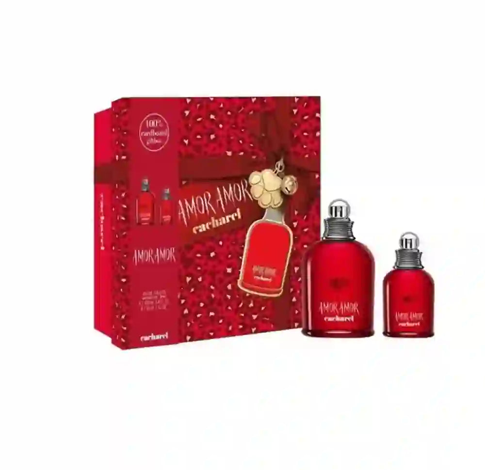 Set de Perfume Cacharel Amor Amor para Mujer Eau de Toilette Floral Frutal