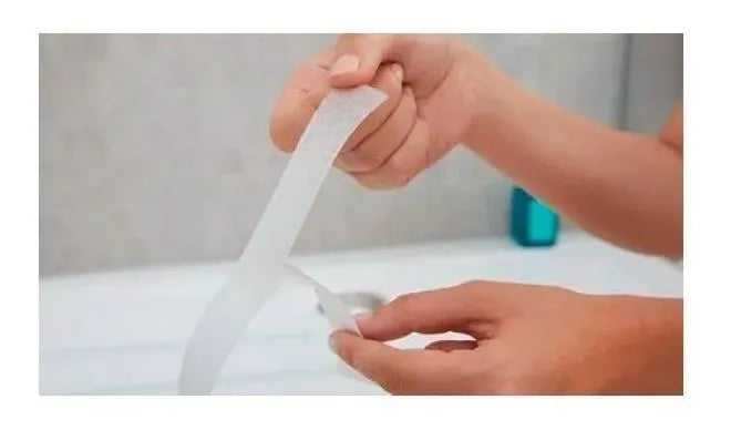 Cinta Antideslizante Para Bañera Ducha Tesa 25mm X 5mt Color Trasparente