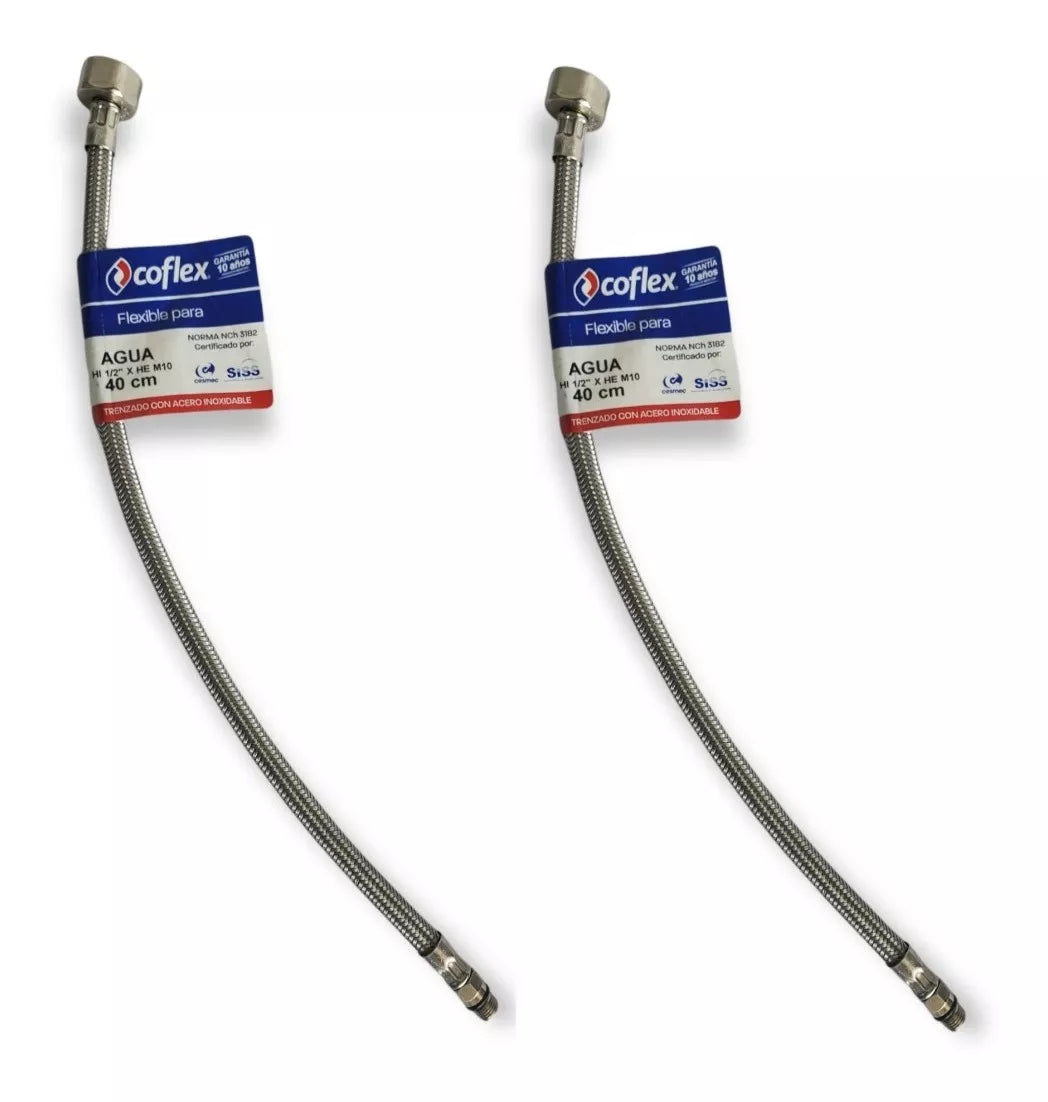 Pack 2 Flexibles Para Monomando 40 Cm Coflex
