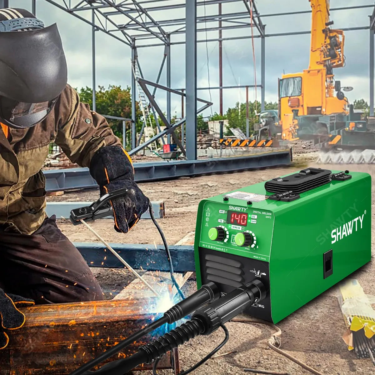 Máquina Inverter De Soldadura 3 En 1 - 140a Shawty