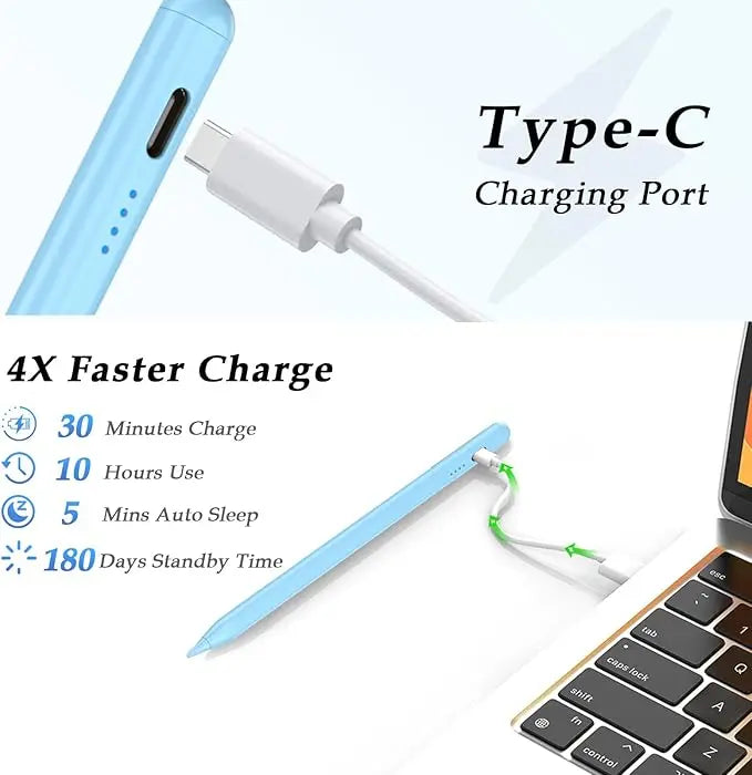 Lápiz Universal Stylus Pen para iOS, Android y Windows – Negro