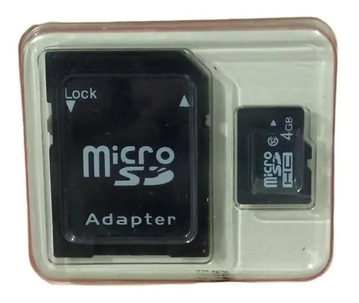 Tarjeta Memoria Micro Sd 4 Gb Incluye Adaptador