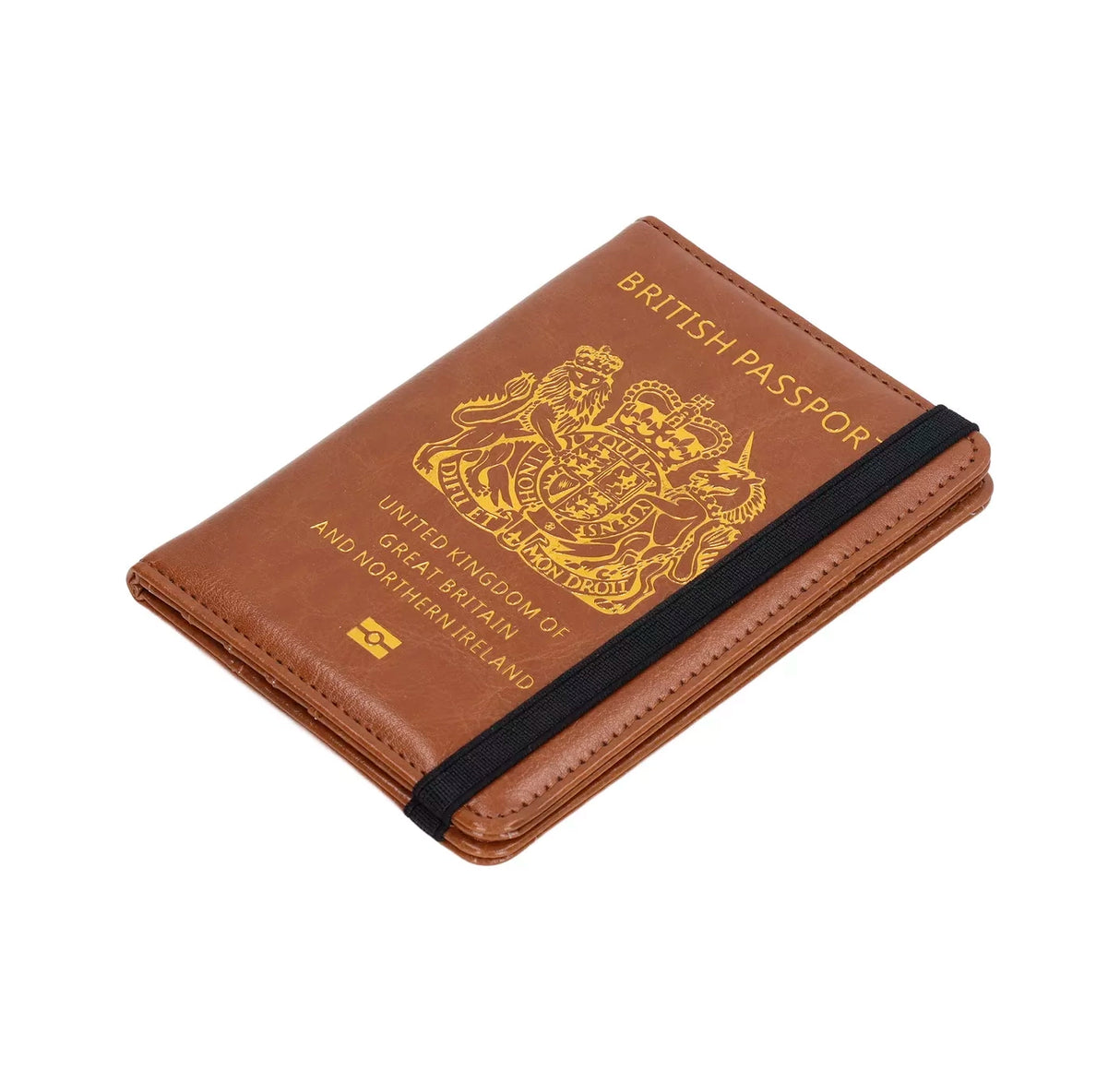 Funda Para Pasaporte Del Reino Unido, Tarjetero Marrón