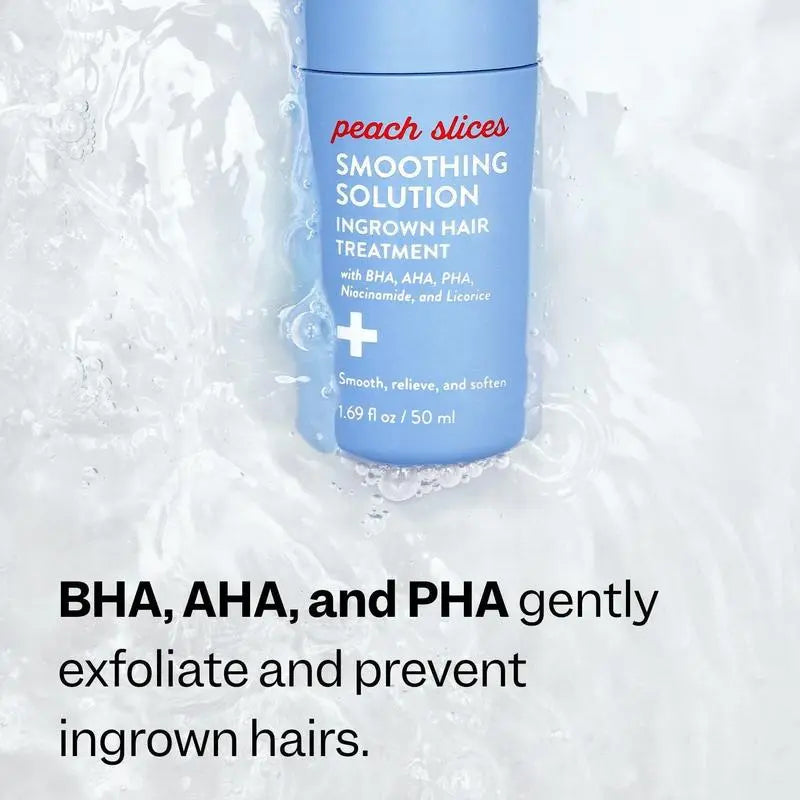 Peach Slices Smoothing Solution 50 ml – Tratamiento para Vellos Encarnados y Granitos por Depilación