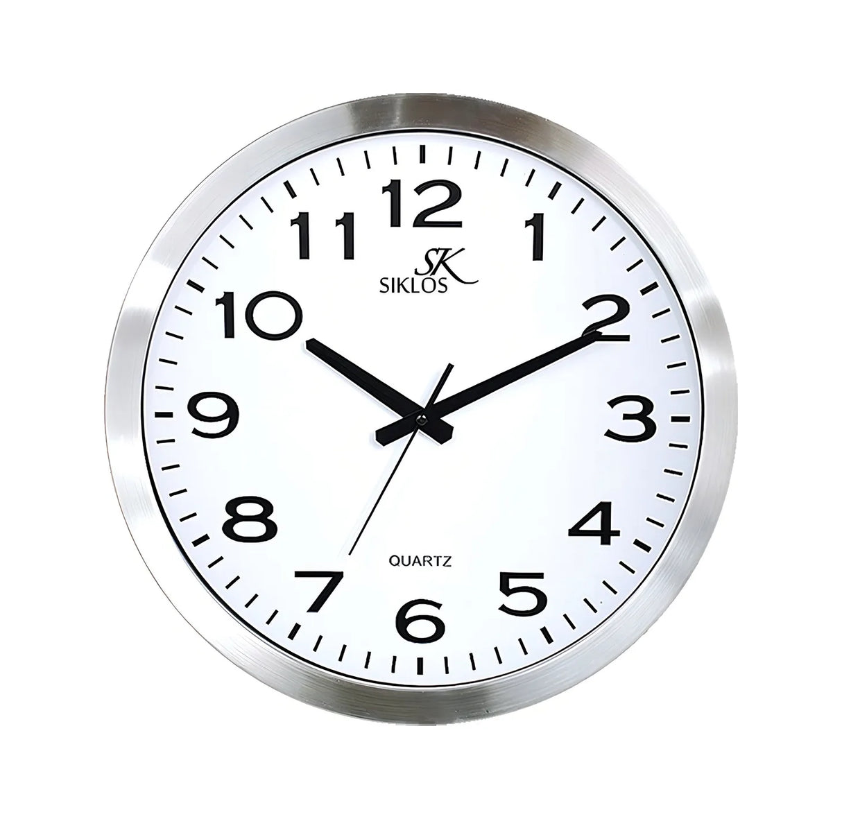 Reloj Pared Metal Siklos Gc1401sw 35cm Silencioso