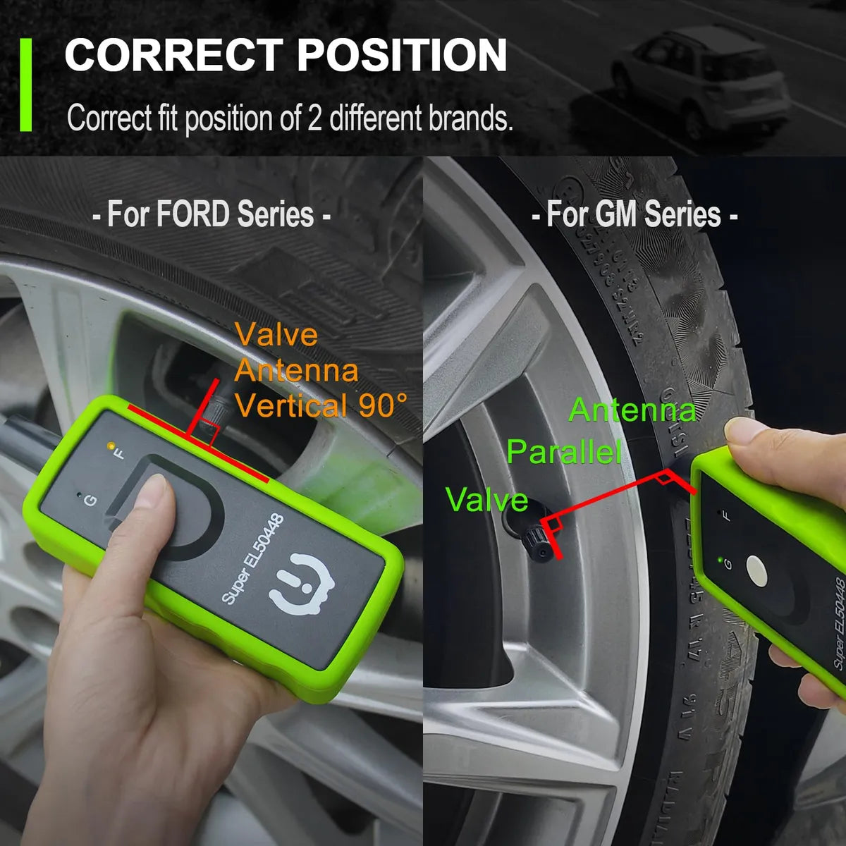 Herramienta De Reaprendizaje Tpms Jdiag Super El50448 para GM y Ford