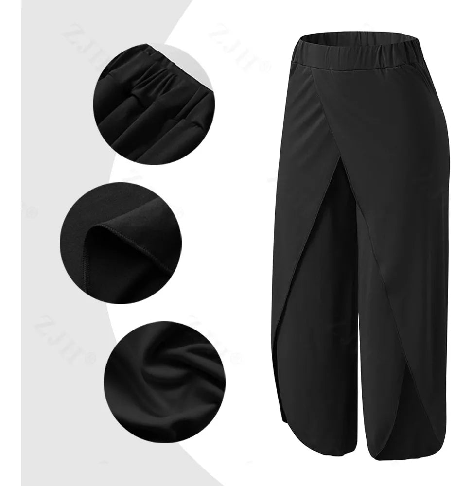 Pantalón Ancho De Pierna Para Mujer