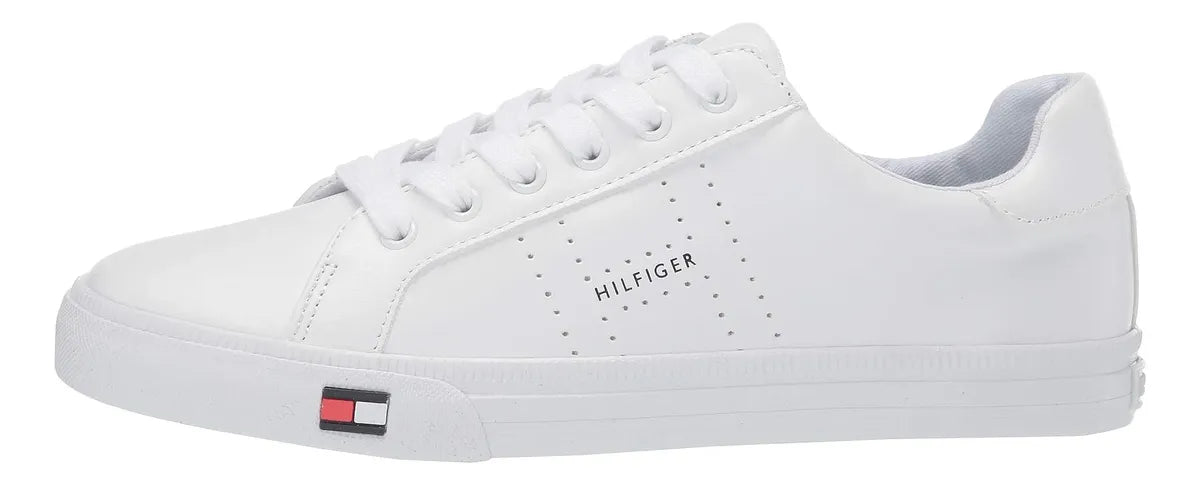 Zapatos Tommy Hilfiger Luster White con Perforaciones Hombre