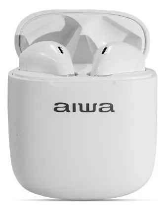 Audífonos Aiwa Inalámbricos In-ear Bluetooth 5.0 Aw-twsd1 Color Blanco
