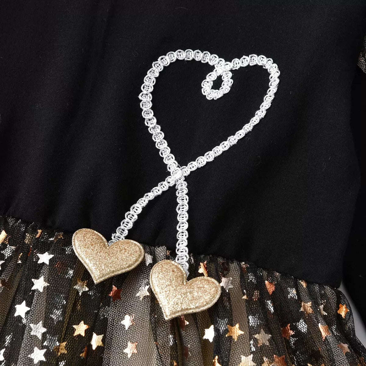 Vestido Manga Larga De Princesa A La Moda Para Niña