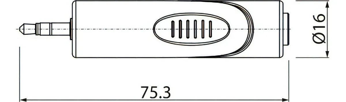 Roxtone Adaptador Convertidor Plug 6.3 A 3.5mm Estereo