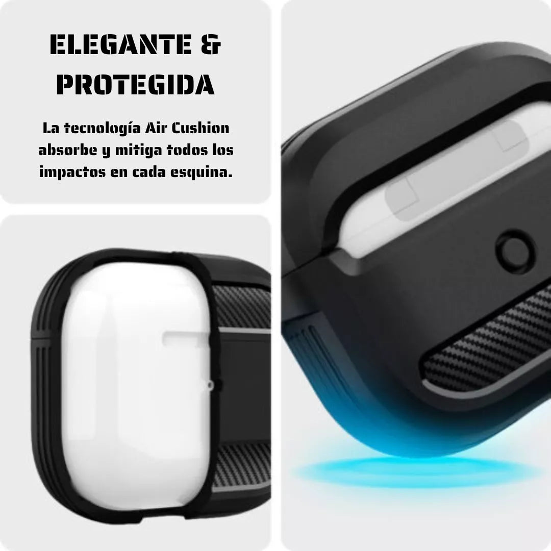 Funda Silicona Rigida Wiwu Para AirPods 3 Gen + 6 Accesorios