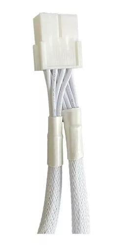 Cable Splitter Malla 8 Pin Hemb A 2 X 8pin Pcie Macho Blanco