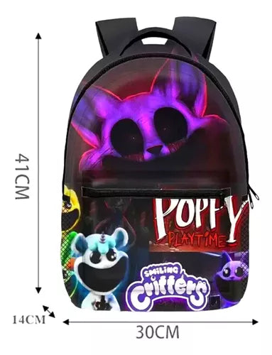 Mochila Escolar Smiling Critters Diseño Catnap