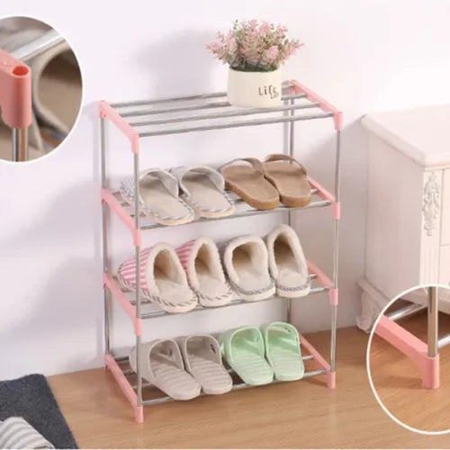 Zapatera Organizador De Zapatos Rack 3 Niveles Para 6 Pares