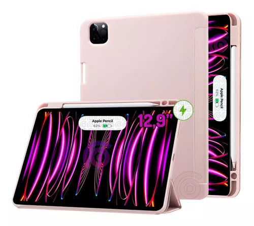 Funda Para iPad Pro 12,9 M2 6ta Gen C/espacio Y Carga Pencil