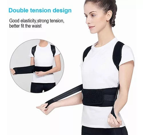 Faja Corrector De Postura Unisex Ayuda Lumbar