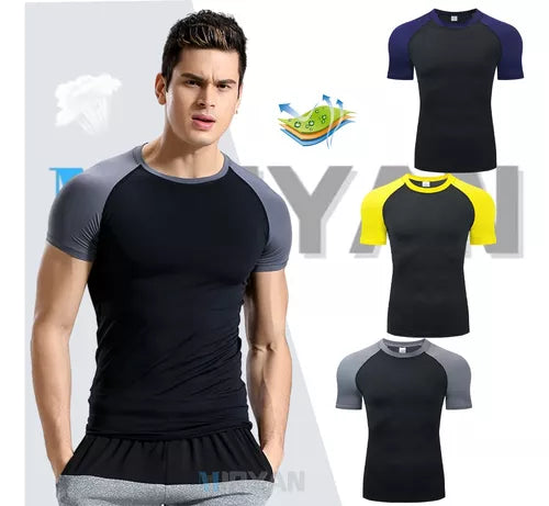 Camisetas Deportivas Compresión Secado Rápido Polera Fitness