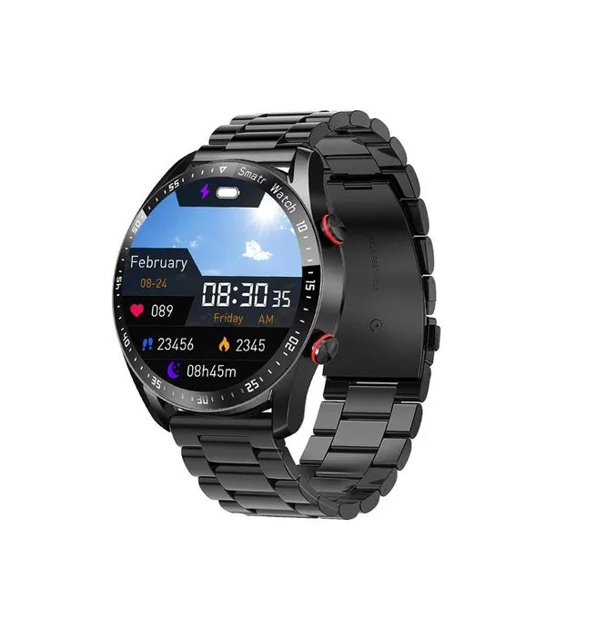Smart Watch Ip67 Impermeable A Prueba De Sudor Acero Negro