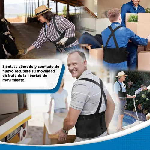 Faja Lumbar Alivia Dolor De Espalda Protección De Cintura