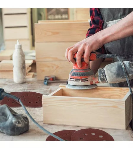 Lija Grano 240 Velcro Orbital 125 Mm 5 Pulgadas 10 Unidades